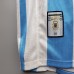 Argentina 1998 World Cup Home White&Blue Soccer Jersey